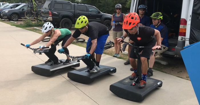 5% faster downhill after one RipRow class