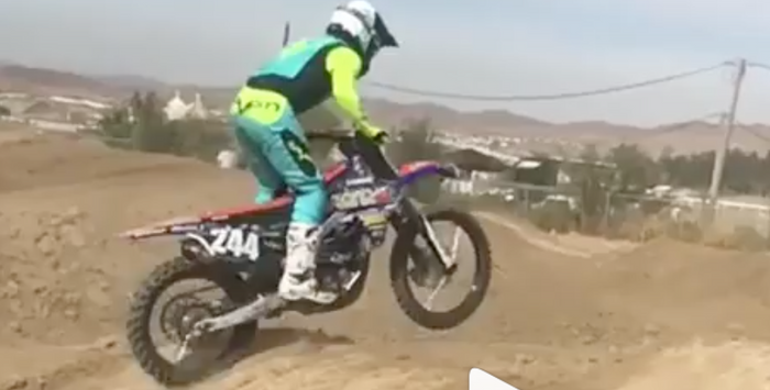 Rip and row through motocross whoops