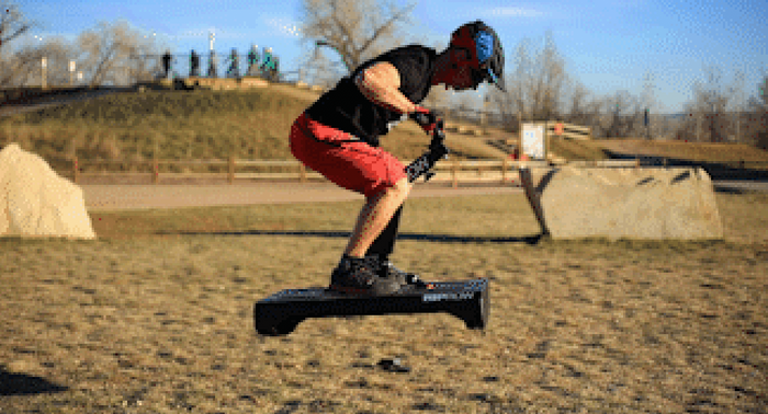 Bunny hopping on a RipRow™