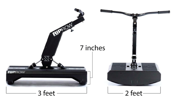 How much space do you need for a RipRow?